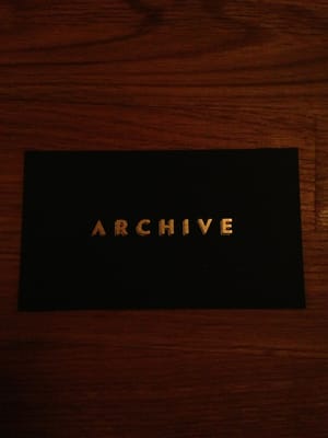 Archive Wine Bar by null