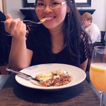 Boulevard Bistro - Sis enjoying her brunch! - New American Near Me - Elk Grove, California