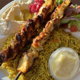 Chicken Kabob Platter