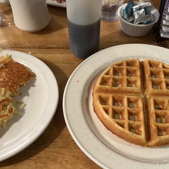 Koffee Kup Restaurant - Side of hashbrowns and single waffle - American Near Me - Stoughton, Wisconsin