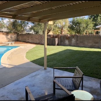 Green Cactus Landscapes - fresh sod and beds ready for plants - Landscaping Near Me