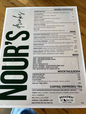 Menu photo 1 Nour's Kansas City, MO