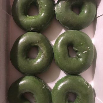 Krispy Kreme - They had St. Patrick's Day hot and ready green donuts! - Donuts Near Me - Columbus, Ohio Krispy Kreme - They had St. Patrick's Day hot and ready green donuts! - Donuts Near Me - Columbus, Ohio