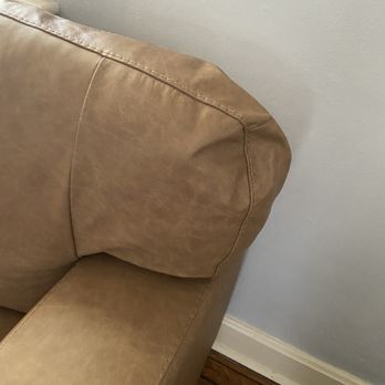 Ashley Store - My couch after the technician "fixed" it - Furniture Stores Near Me - Williamsburg, Virginia