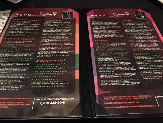 Menu photo 7 Sidebar Columbus Columbus, OH