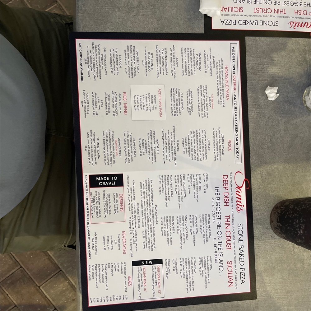 Sami's Marco Island - Menu 12/2022 - Pizza Near Me - Marco Island, Florida Sami's Marco Island - Menu 12/2022 - Pizza Near Me - Marco Island, Florida