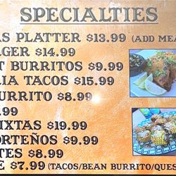 Arriba Shihuahua Mexican Grill - Other specialties