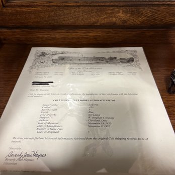 Teskey's General Store & Grill - Original receipt for antique gun - American Near Me - Weatherford, Texas Teskey's General Store & Grill - Original receipt for antique gun - American Near Me - Weatherford, Texas