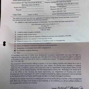 Ad-West Realty Services - Illegally denied - Property Management Near Me - Issaquah, Washington