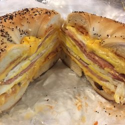 Mario's Deli - THEC on an everything, I asked for extra egg and less meat. Nicely layered and exactly the portion I wanted. Pretty good breakfast sandwich