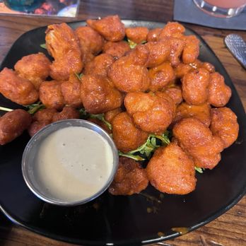 Whiskey 'N Rye Smokehouse - Buffalo cauliflower - Barbeque Near Me - Solvang, California Whiskey 'N Rye Smokehouse - Buffalo cauliflower - Barbeque Near Me - Solvang, California