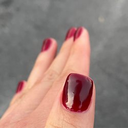 Lil' Nail Shop - Nail filed unevenly