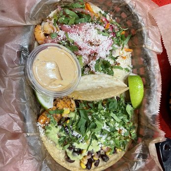 Torchy's Tacos - Salmon and shrimp tacos - Tex-Mex Near Me - Fishers, Indiana Torchy's Tacos - Salmon and shrimp tacos - Tex-Mex Near Me - Fishers, Indiana