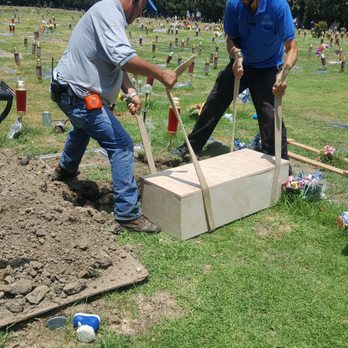 Pet Haven Cemetery & Crematory - The WONDERFUL men lowering Mr.Biggs body into his final resting place - Pet Cremation Services Near Me - Gardena, California Pet Haven Cemetery & Crematory - The WONDERFUL men lowering Mr.Biggs body into his final resting place - Pet Cremation Services Near Me - Gardena, California