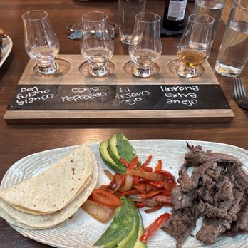 Chula's - Arrachera and tequila flight - Mexican Near Me - Prior Lake, Minnesota