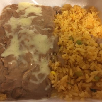 El Palenque - rice and beans (meh) - Mexican Near Me - Noblesville, Indiana