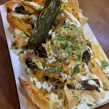 The Porch - Chicken Tinga Nachos - Bars Near Me - Gilbert, Arizona
