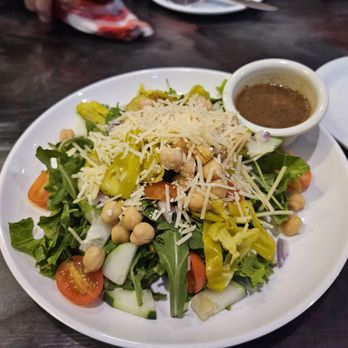 BV's Bourbon & Ale House - Seriously, this is a side portion of a Italian salad   It's so big. - Wine Bars Near Me - Kapaa, Hawaii