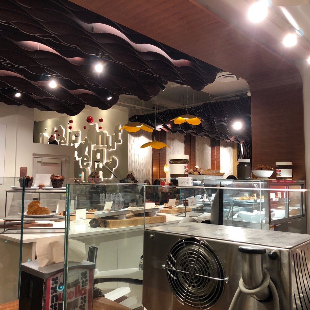 Nutella Cafe - The interior of the shop - Desserts Near Me - Chicago, Illinois Nutella Cafe - The interior of the shop - Desserts Near Me - Chicago, Illinois