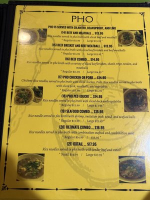 Menu photo 2 Mekong Pho Anchorage, AK