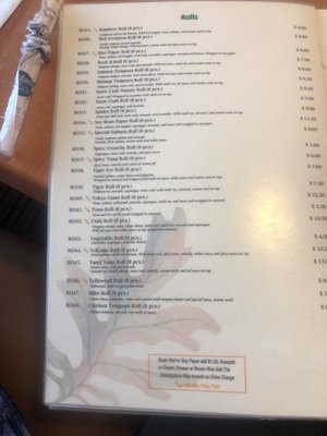 Menu photo 6 Little Tokyo Montgomery, TX