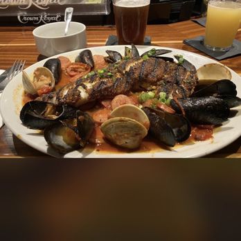 Trackside Bar & Grill - a plate of seafood - Portuguese Near Me - Peabody, Massachusetts