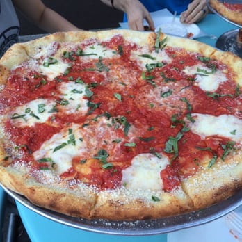 Tomato Pie Pizza Joint - Grandma's Margherita pizza, xtra large - Pizza Near Me - Silver Lake, California Tomato Pie Pizza Joint - Grandma's Margherita pizza, xtra large - Pizza Near Me - Silver Lake, California