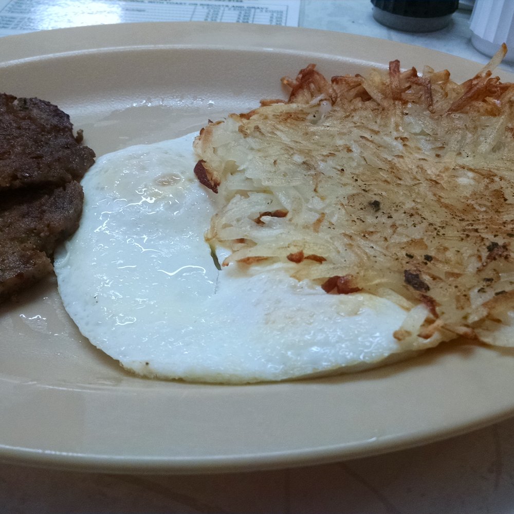 Ross's Diner - Eggs, sausage and hash browns. - Southern Near Me - Cartersville, Georgia Ross's Diner - Eggs, sausage and hash browns. - Southern Near Me - Cartersville, Georgia