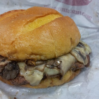 Smashburger - Truffle mushroom and Swiss burger. - Burgers Near Me - El Paso, Texas Smashburger - Truffle mushroom and Swiss burger. - Burgers Near Me - El Paso, Texas