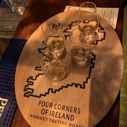 Blake's Corner Bar - Four Corners of Ireland: North-Red Breast 12  East- Teeling South-Bushmills 10 West- Connemara