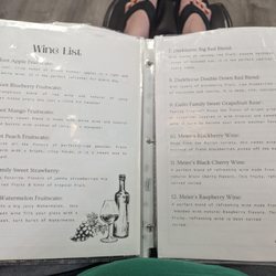 Bora Bora Nails & Spa - Wine list