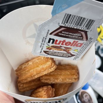 Church's Texas Chicken - 5 tiny pieces of churros. I couldnt believe my eyes. Almost had to wear glasses to find them.. - Chicken Shop Near Me - Woodbridge, Ontario