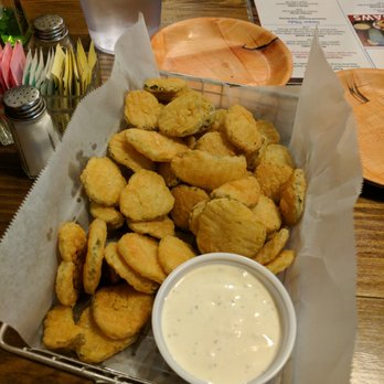 Ezell's Catfish Cabin - Fried pickle chips. Hot, crispy, and delicious. - Southern Near Me - Columbus, Georgia