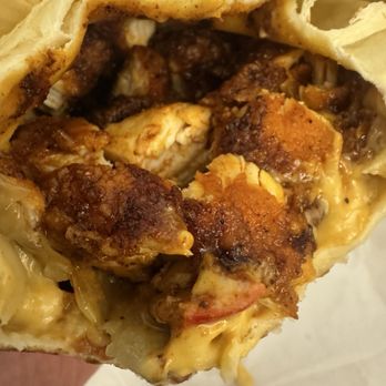 Red's Hot Chicken - Hot Chicken Mac & Cheese Crunchwrap - Southern Near Me - Nashville, Tennessee Red's Hot Chicken - Hot Chicken Mac & Cheese Crunchwrap - Southern Near Me - Nashville, Tennessee