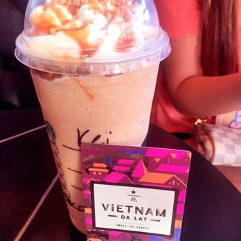 Starbucks - Caramel ribbon crunch frappucino - Coffee & Tea Near Me - Dallas, Texas