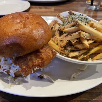 Yard House - Beer battered cod sandwich 8/10 - Bars Near Me - Raleigh, North Carolina Yard House - Beer battered cod sandwich 8/10 - Bars Near Me - Raleigh, North Carolina
