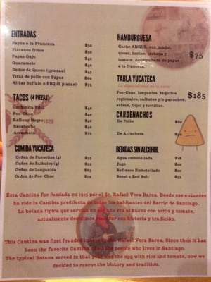 Menu photo 7 El Cardenal Mérida, YUC
