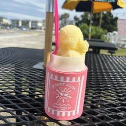 Pina Colada Italian Ice in a Koozie Pina Colada Italian Ice in a Koozie