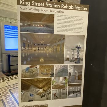 King Street Station - Historical info displays regarding the station - Train Stations Near Me - Seattle, Washington King Street Station - Historical info displays regarding the station - Train Stations Near Me - Seattle, Washington