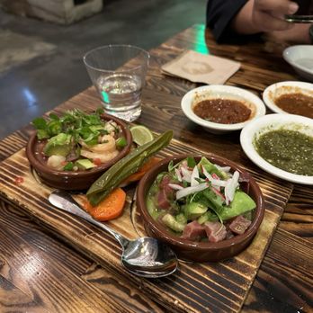 Cha Cha's Latin Kitchen - Ceviche Sampler - Mexican Near Me - Irvine, California