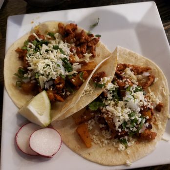 El Taco Macho - Flour tortilla , Al pastor with cilantro and onions. - Mexican Near Me - Painesville, Ohio