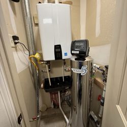 American Home Pros - New tankless water heater and water softener/filter system.