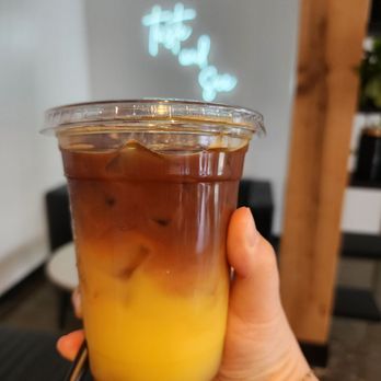Holy Coffee - The bumble coffee- espresso with orange juice - Coffee & Tea Near Me - North Highlands, California Holy Coffee - The bumble coffee- espresso with orange juice - Coffee & Tea Near Me - North Highlands, California