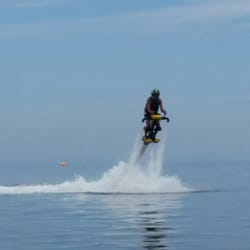 Outer Banks Jetovator - Having a ball flying in Avon