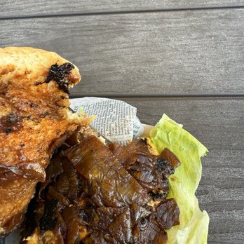 Burger Kook - The beautiful caramelized onions - Burgers Near Me - Bonita, California Burger Kook - The beautiful caramelized onions - Burgers Near Me - Bonita, California