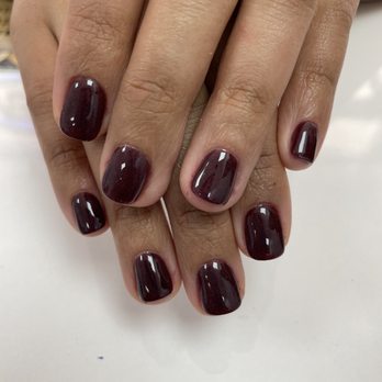 Bling Nails & Spa - Solid color using dip powder - Nail Salons Near Me - Orange, California