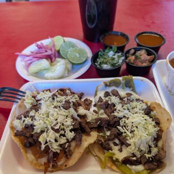El Tacoson - Jamaica, Taco Hass, Lorenza, (Pro Tip red/green salsa mix, fresh veggies - Tacos Near Me - Tucson, Arizona El Tacoson - Jamaica, Taco Hass, Lorenza, (Pro Tip red/green salsa mix, fresh veggies - Tacos Near Me - Tucson, Arizona
