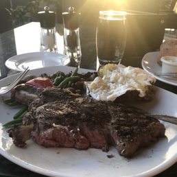 Rare Bone in ribeye