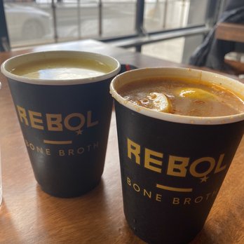 Rebol - Bone Broth Immunity Broth Liquid Gold - New American Near Me - Dublin, Ohio Rebol - Bone Broth Immunity Broth Liquid Gold - New American Near Me - Dublin, Ohio