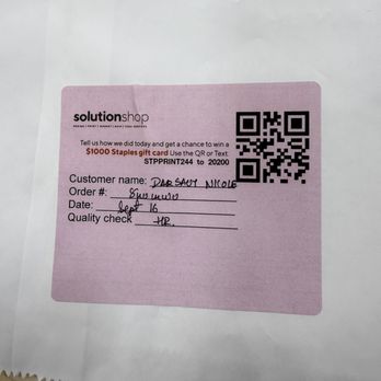 Staples - This is the "Quality Check" signed but not actually done. Please be better...Hope this is a feedback the store will listen to - Office Equipment Near Me - Edmonton, Alberta Staples - This is the "Quality Check" signed but not actually done. Please be better...Hope this is a feedback the store will listen to - Office Equipment Near Me - Edmonton, Alberta